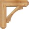 Ekena Millwork Imperial Craftsman Rough Sawn Bracket w/ Offset Brace, Western Red Cedar, 8"W x 28"D x 28"H BKT0806X28X28IMP04RWR - alternate 4